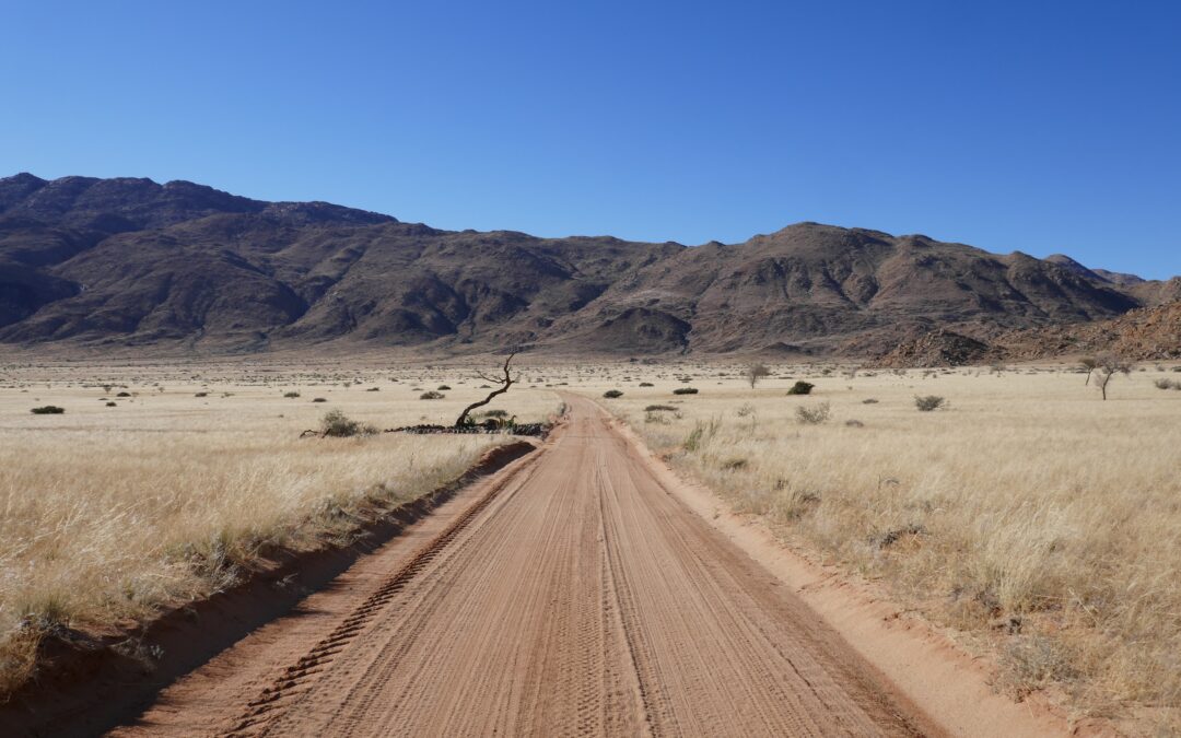 FAQ Namibia - Strada sterrata in un self drive