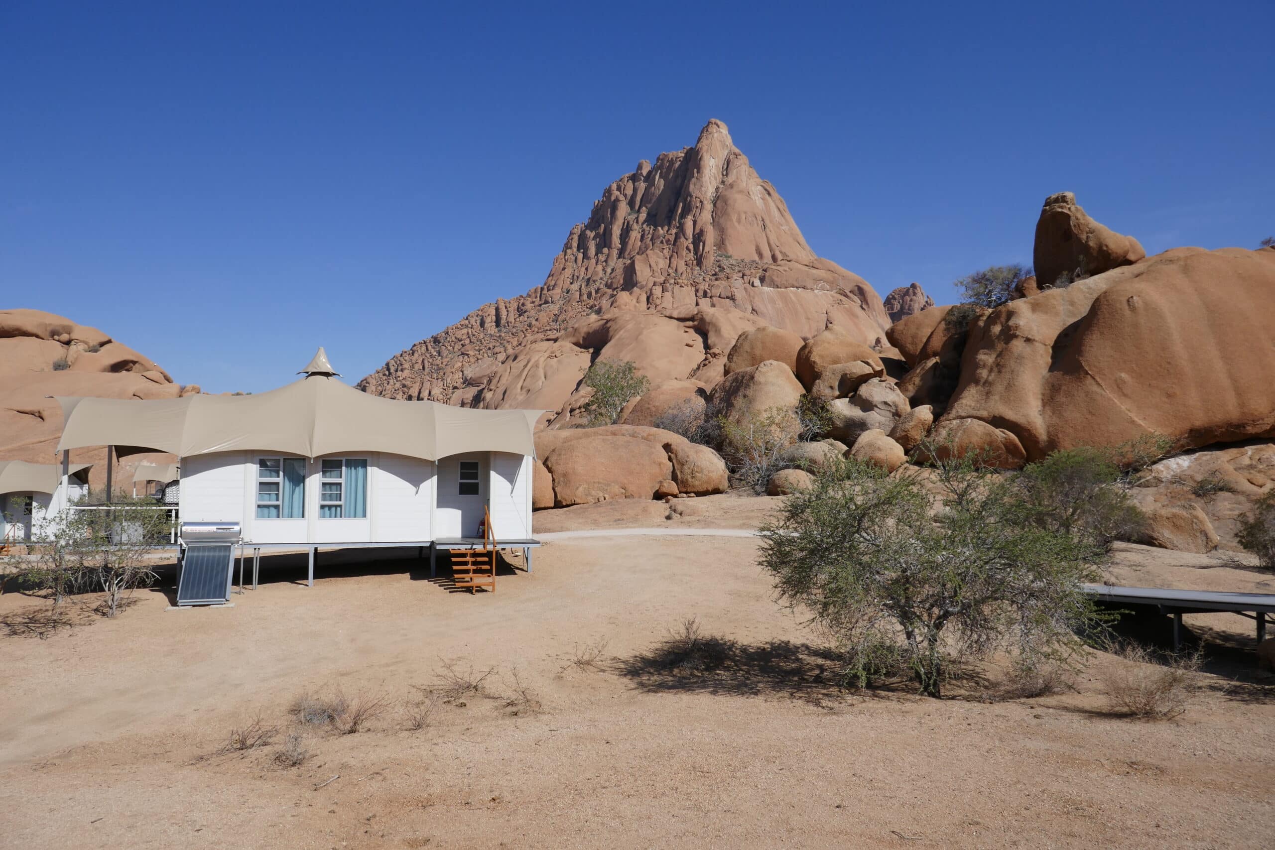 Lodge vicino allo Spitzkoppe in Namibia