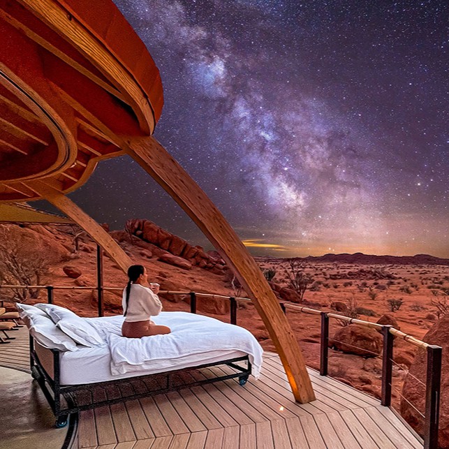 Namibia star bed