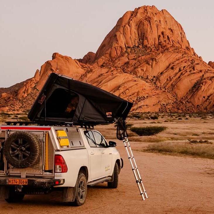 camping in Namibia